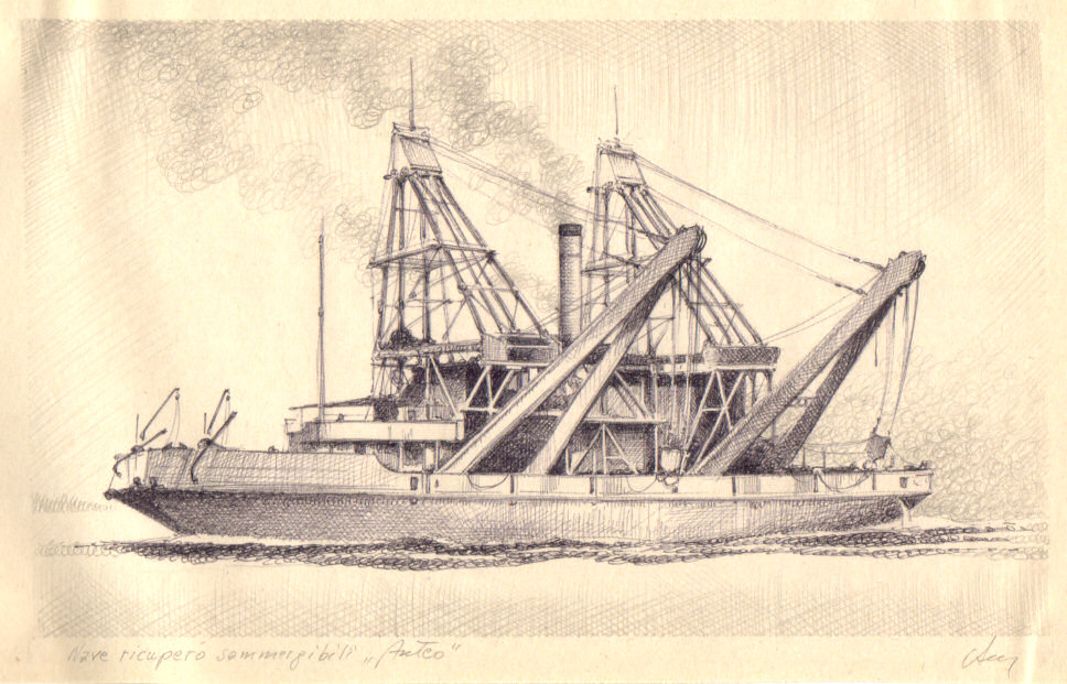 1914 ~ 1954  - Nave recupero sommergibili 'Anteo'